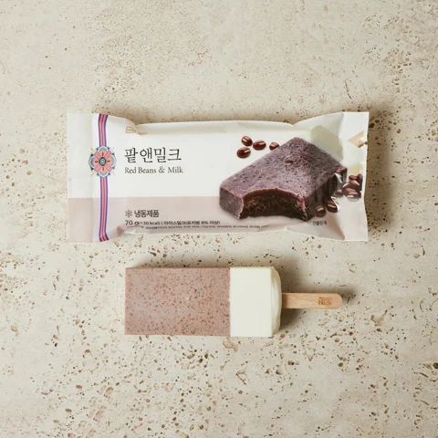 담꽃 팥앤밀크 아이스크림(70gx15개)