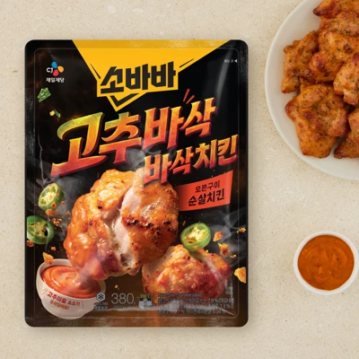 소바바 고추 바삭바삭치킨 380g