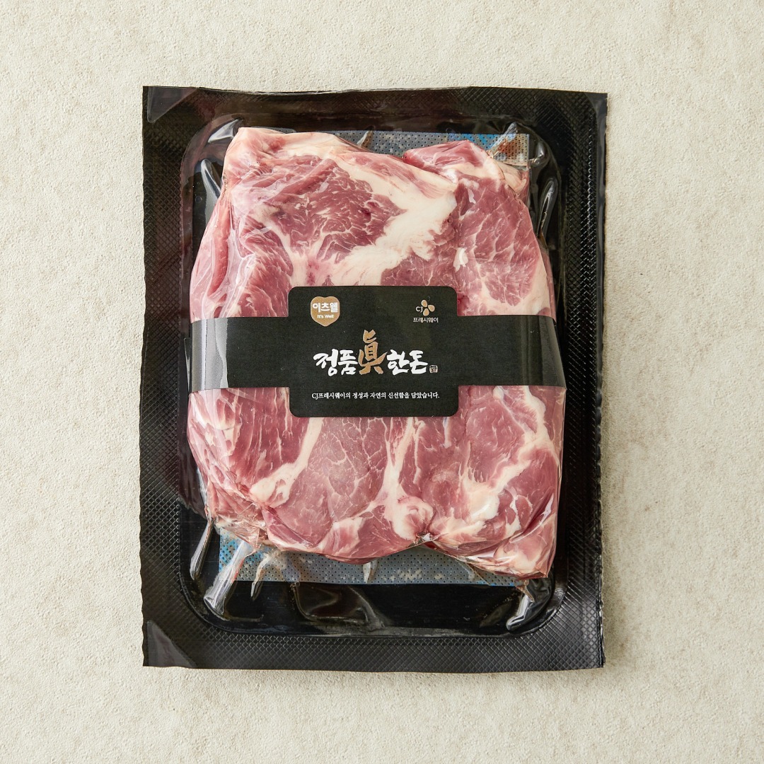 정품진 한돈 수육 목살 500g(1팩)