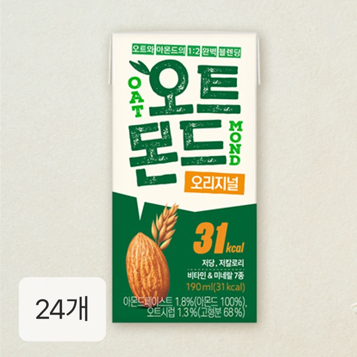오트몬드 오리지널 190ml x 24팩