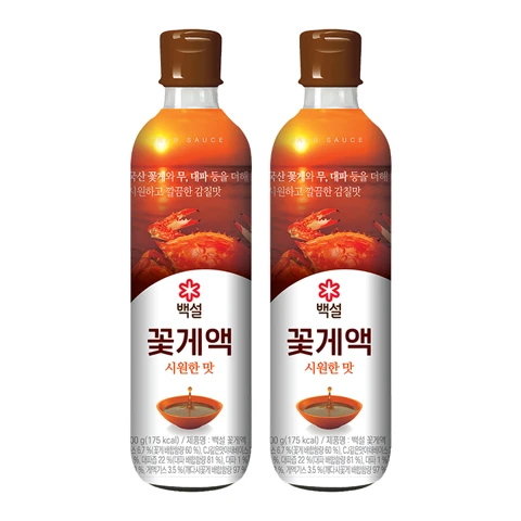 백설 꽃게액 500GX2개