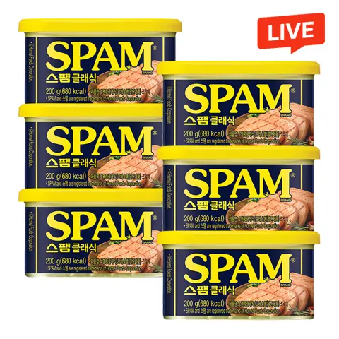 스팸 클래식 200gx6개