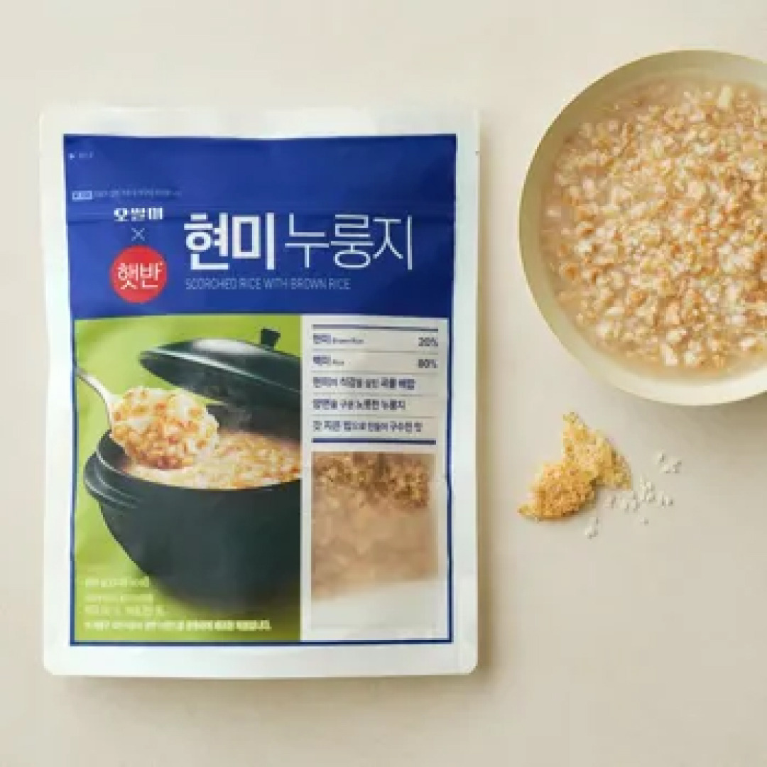 [CJ더마켓] 오쌀미X햇반 현미누룽지 800g