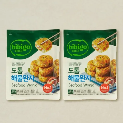 비비고 도톰 해물완자 340gX2개