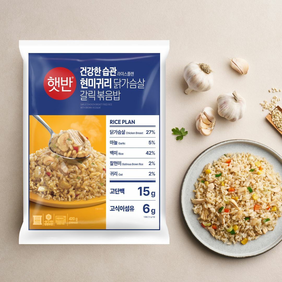 햇반 현미귀리볶음밥 갈릭 420g