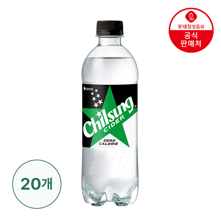 [행사]칠성사이다 제로 500ml x 20펫