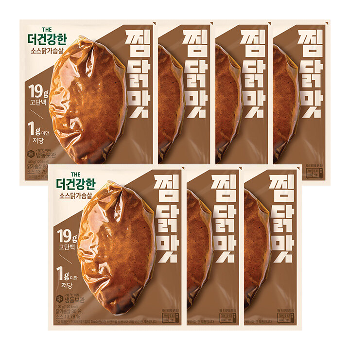 The더건강한 소스 닭가슴살 찜닭맛100gX7개