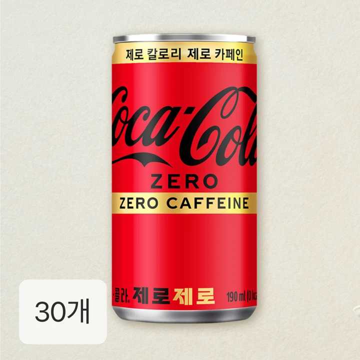 코크제로 제로 190ml X30