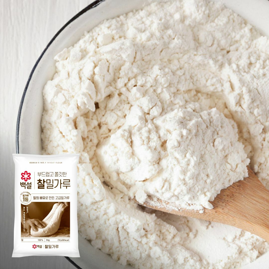 백설 찰 밀가루 3kg