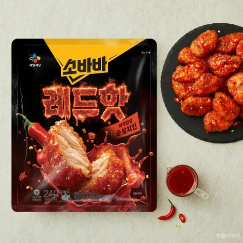[1+1]고메 소바바치킨 레드핫순살240g