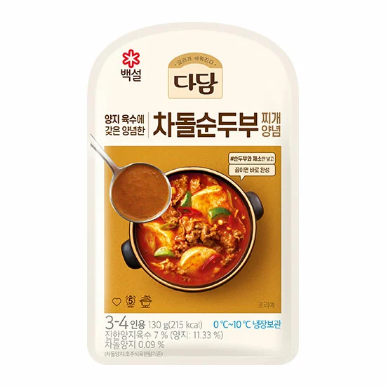 다담 차돌순두부찌개양념130g