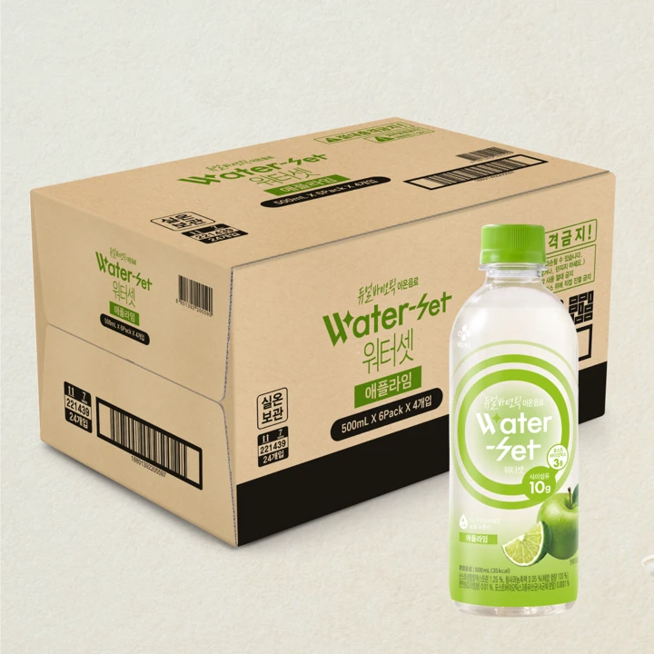 워터셋 애플라임 500ml, 24개