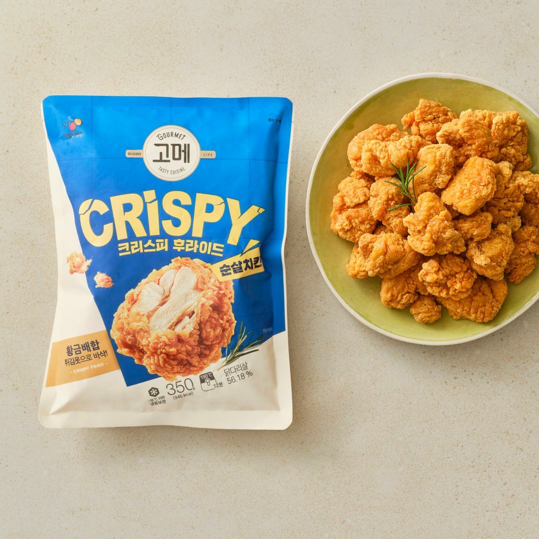 고메 크리스피 후라이드 순살치킨 350g(소비기한: 2026-04-09)