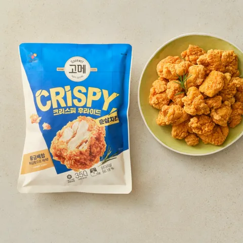 고메 크리스피 후라이드 순살치킨 350g(소비기한: 2026-04-09)