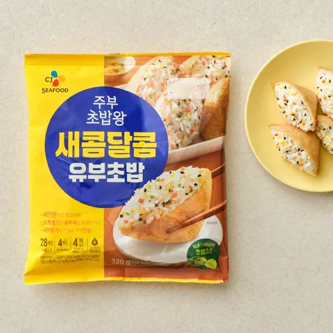 주부초밥왕 새콤달콤 유부초밥 320g