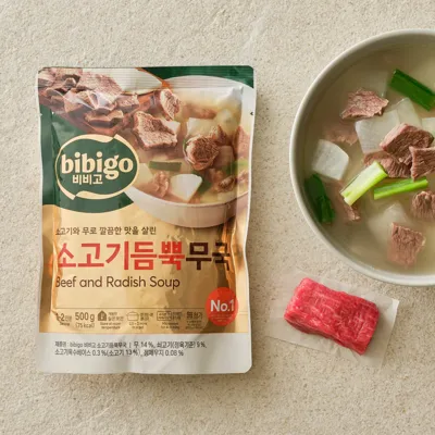 비비고 소고기듬뿍무국 500g