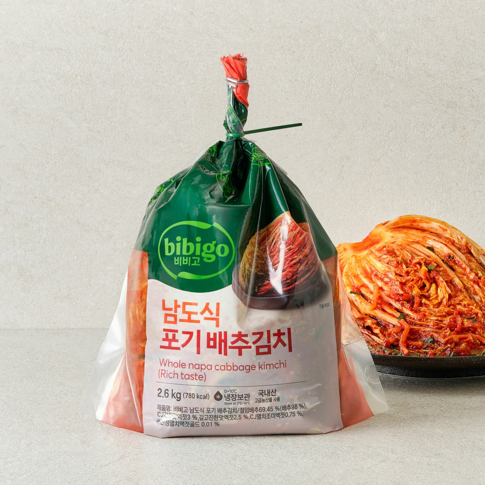 비비고 남도식 포기배추김치 2.6kg