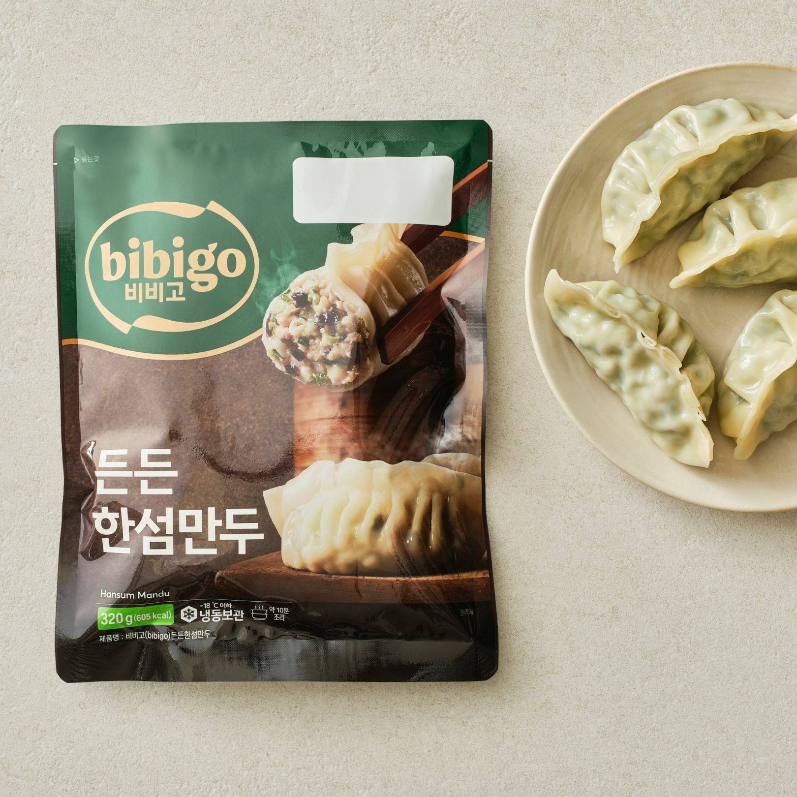 비비고 든든한섬만두 320g