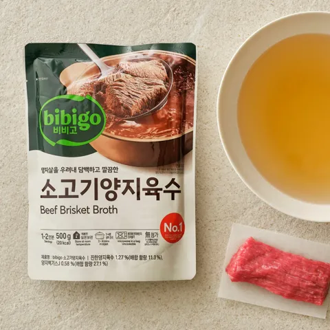 비비고 소고기양지육수 500g