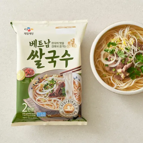 CJ 베트남쌀국수 2인분 375g