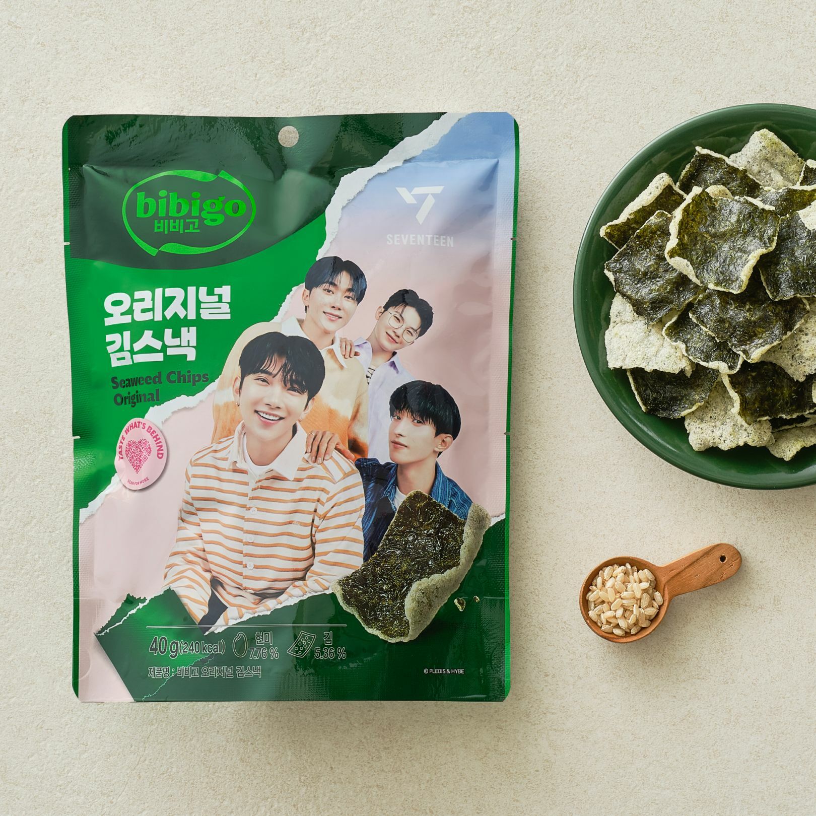 비비고 오리지널 김스낵 40g