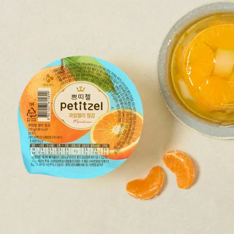 쁘띠첼 과일젤리 밀감 210g