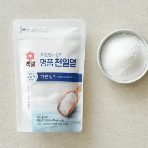 백설 오천년의 신비 명품천일염 가는입자 250g