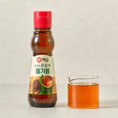 백설 100% 통들깨 들기름 160ml