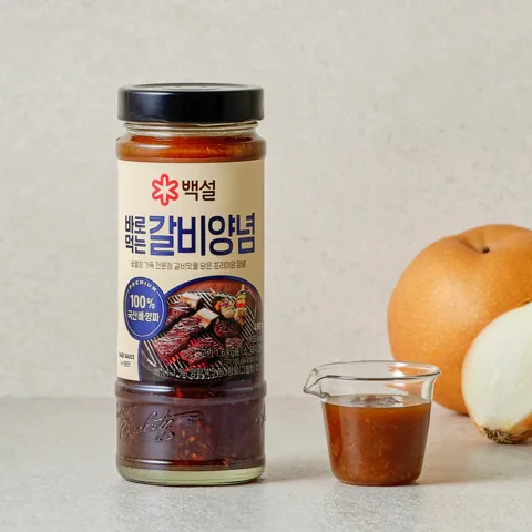 백설 바로먹는 갈비 양념 490g