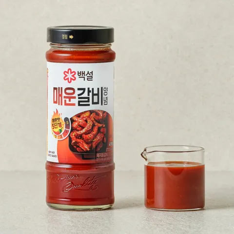 백설 매운갈비 양념 490g