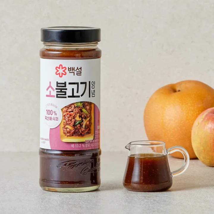 백설 소불고기 양념 500g
