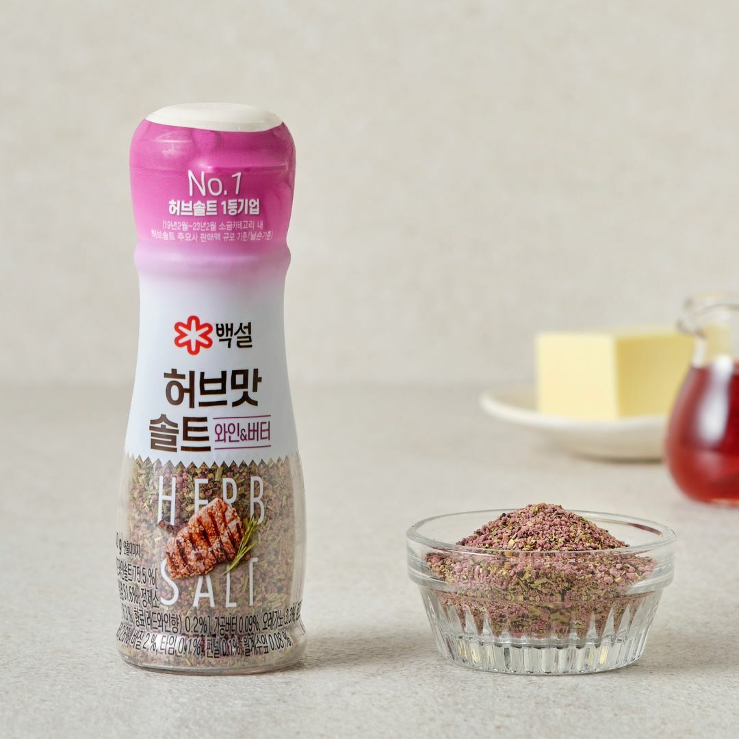 백설 허브맛솔트 와인 버터 40g