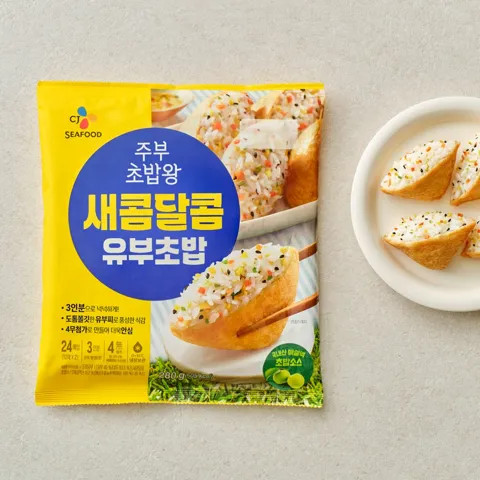 주부초밥왕 새콤달콤 유부초밥 도시락기획280g