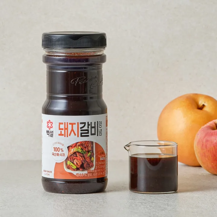 백설 돼지갈비 양념 840g