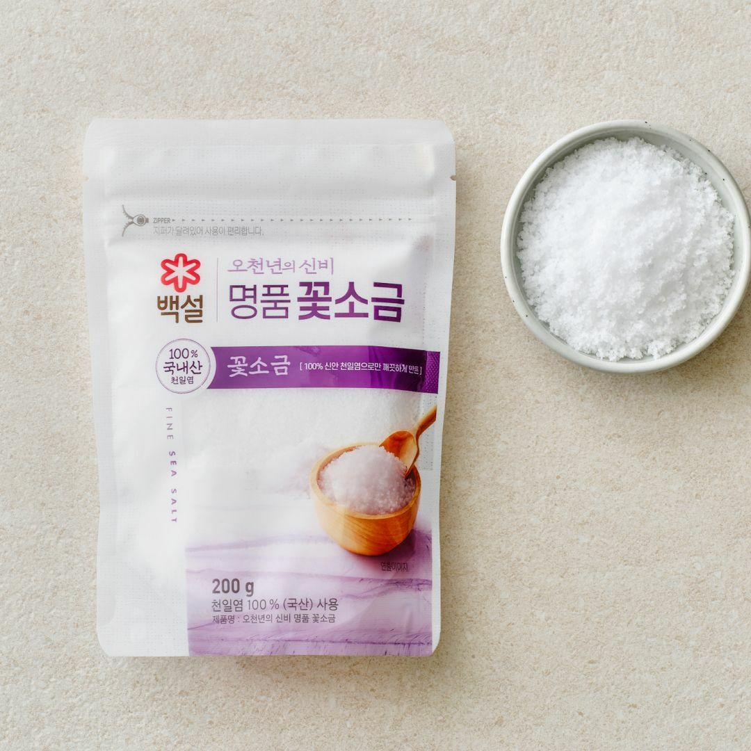 백설 오천년의 신비 천일염 꽃소금 200g