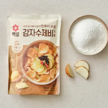 백설 감자 수제비 가루 500g