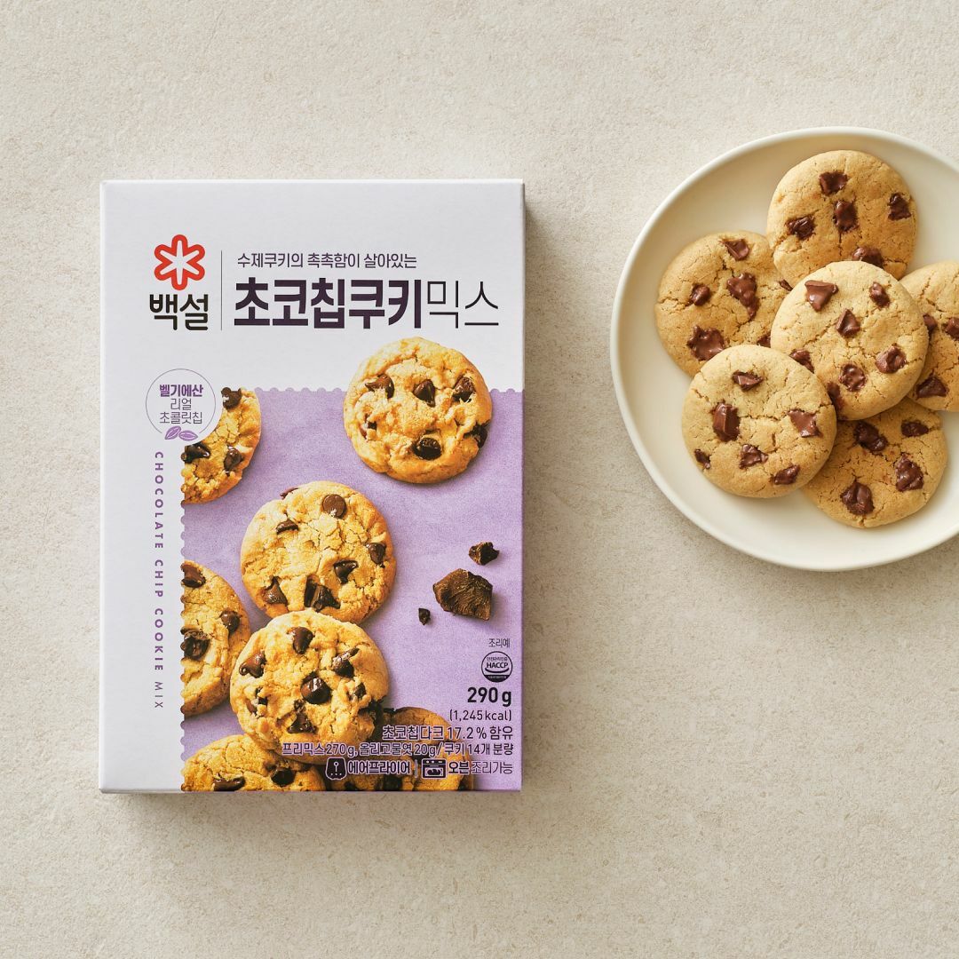 백설 초코칩 쿠키믹스 290g