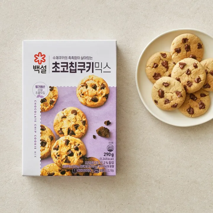 백설 초코칩 쿠키믹스 290g