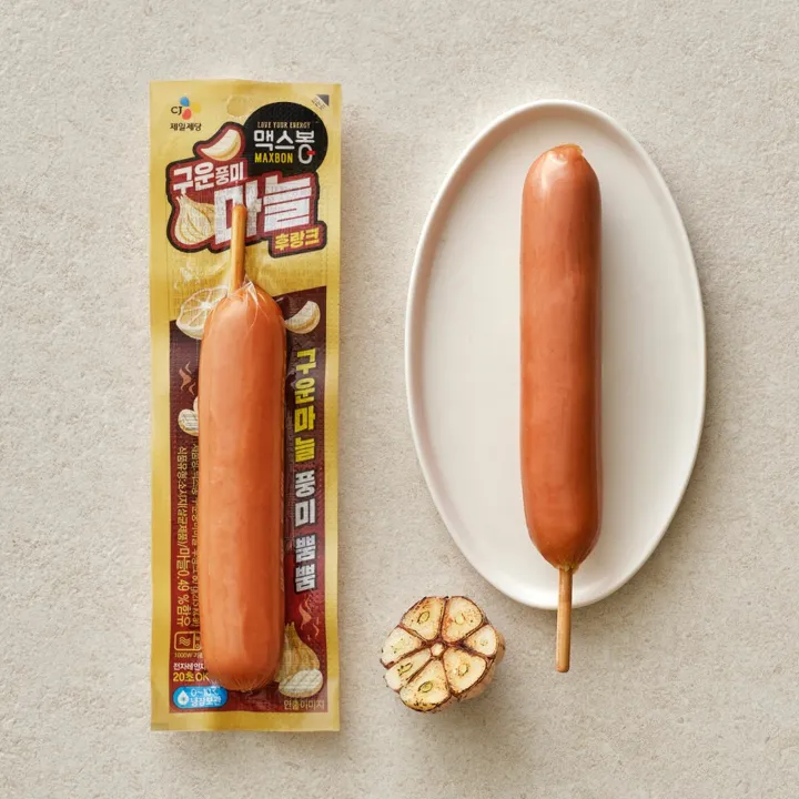 [1+1]맥스봉 구운풍미 마늘 후랑크 80g