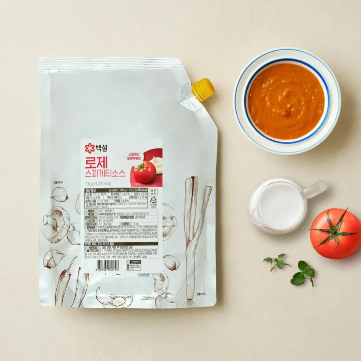 [대용량]백설 로제 스파게티 소스 1.5kg
