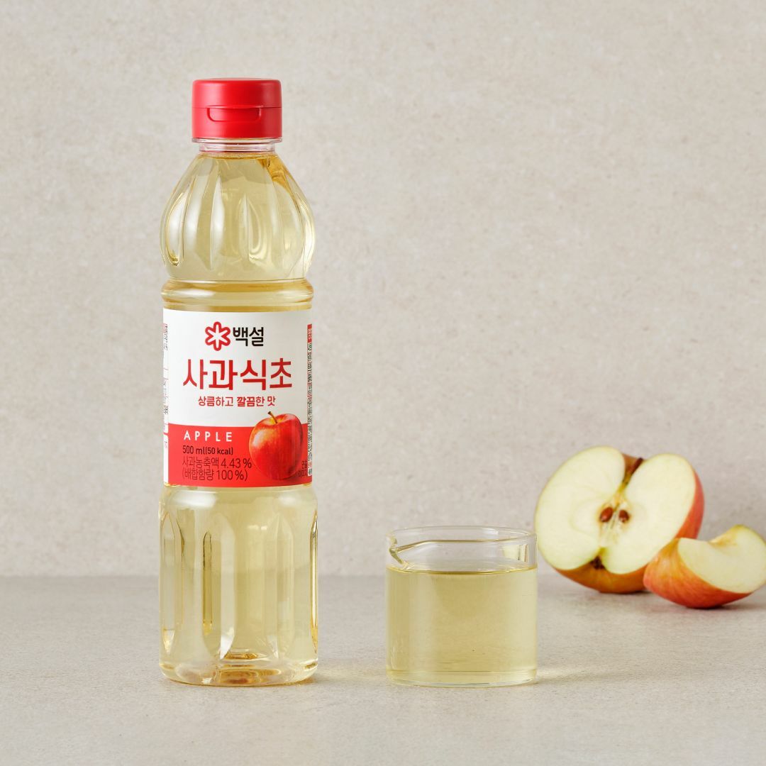 백설 상큼하고 깔끔한 사과식초 500ml