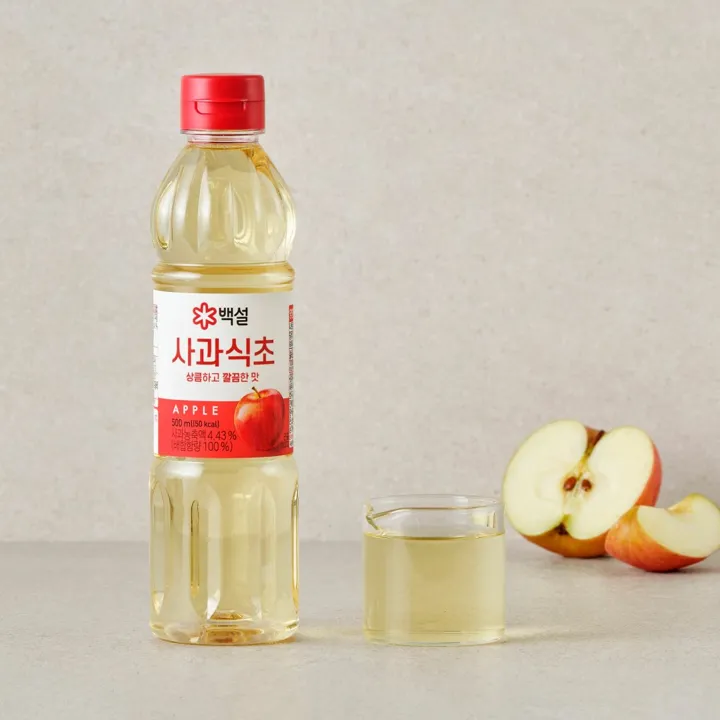 백설 상큼하고 깔끔한 사과식초 500ml