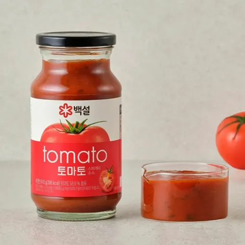 백설 토마토 스파게티 소스 610g