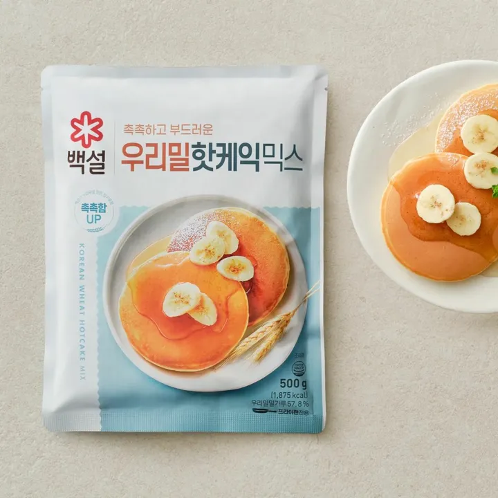 백설 우리밀 핫케익믹스 500g