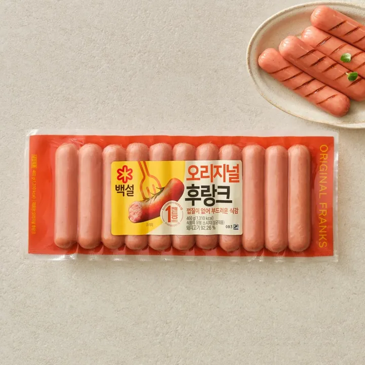 백설 오리지널 후랑크 460g
