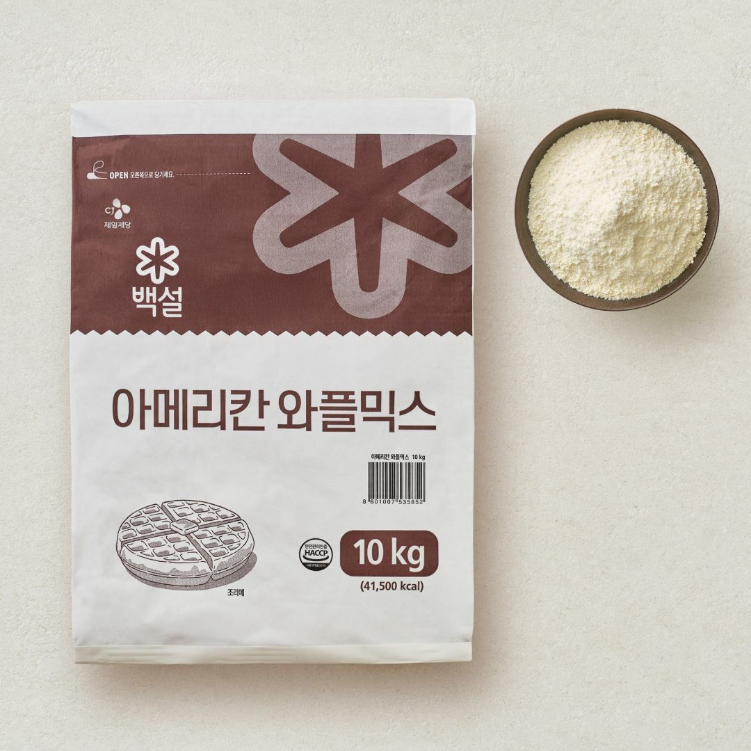 [CJ더마켓] [대용량]백설 아메리칸 와플믹스 10kg