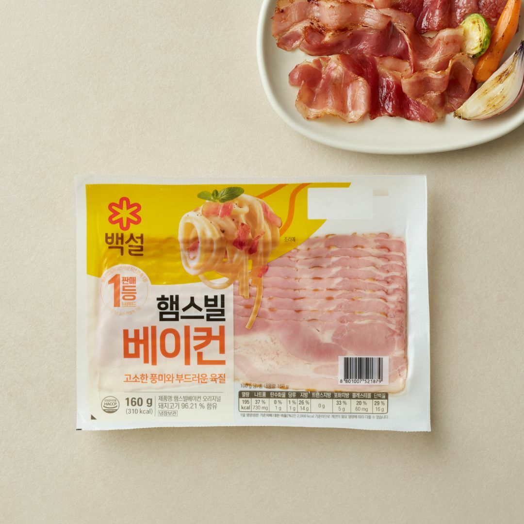 백설 햄스빌 베이컨 160g