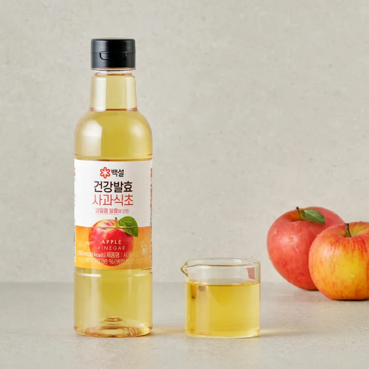 백설 건강발효 사과식초 500ml
