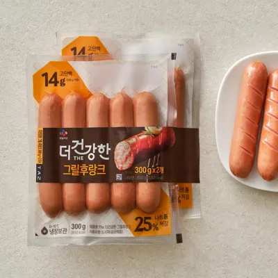 더건강한 그릴후랑크 300gX2개