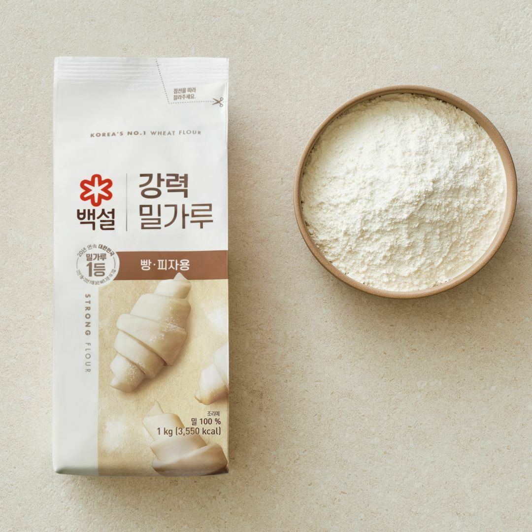 백설 강력 밀가루 1kg